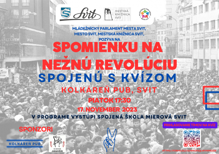 Plqagát, spomienka na Nežnú revolúciu, kvíz 