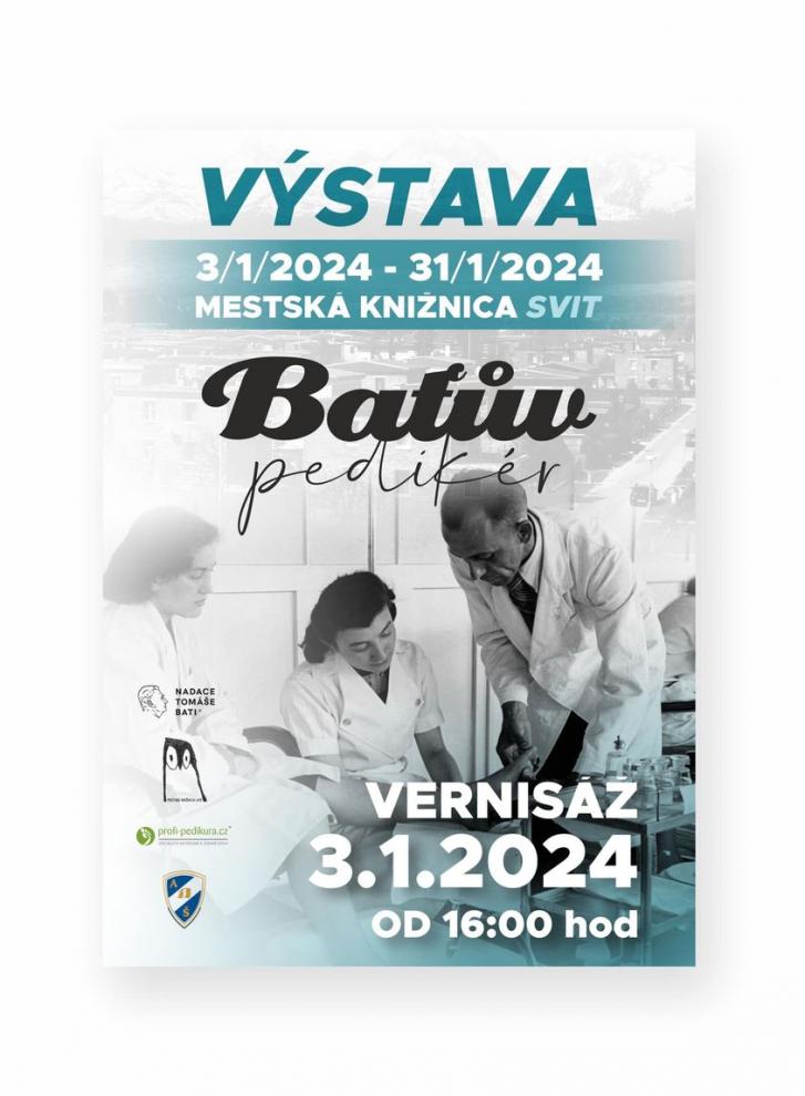 vernisáž výstavy Baťův pedikér_plagát