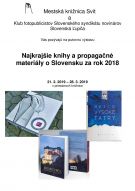 Najkrajšie knihy a propagačné materiály o Slovensku za rok 2018 1