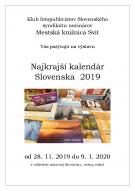 Najkrajší kalendár Slovenska 2019 1