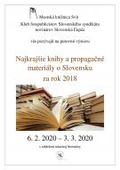 Najkrajšie knihy a propagačné materiály o Slovensku za rok 2018 1