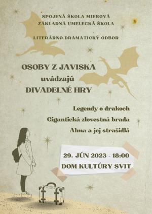 Divadelné hry_plagát literárno-dramatického doboru