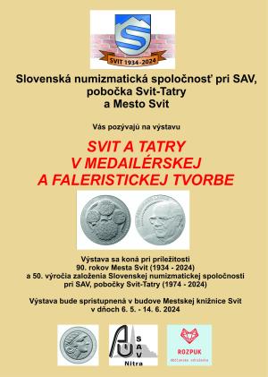 plagát, výstava, numizmatici, knižnica 