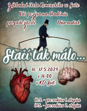 plagát, akadémia ku dňu matiek, ZŠ Komenského 