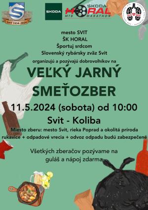 plagát, upratovanie mesta, koliba, 