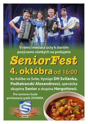 plagát, seniorfest, guláš, zábava