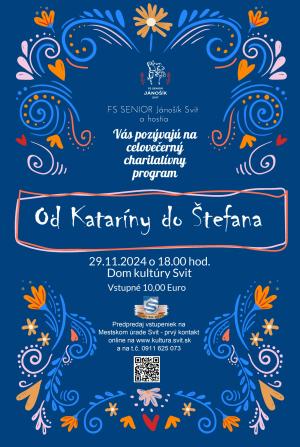 Plagát od Kataríny po Štefana