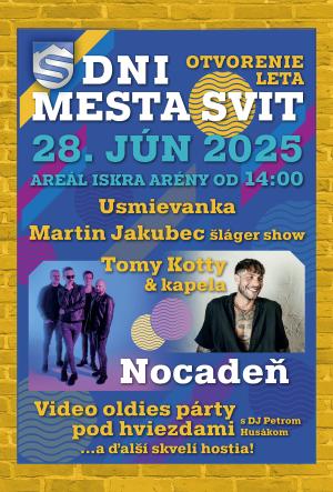 Plagát Dni mesta Svit